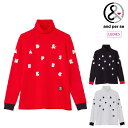 【20%OFF SALE】and per se アンパスィ レディース ゴルフウェア セルヒート長袖タートルネックシャツ ストレッチ 吸湿発熱 UVプロテクト ...