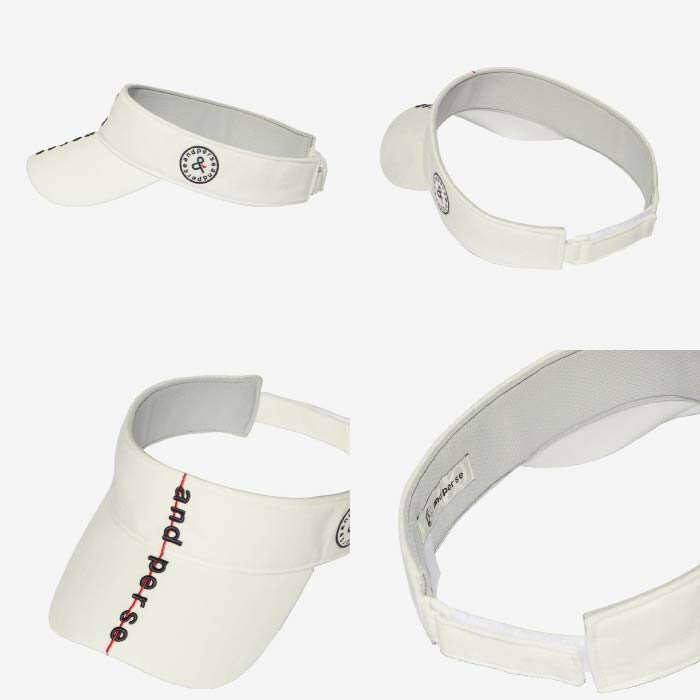 【30%OFF SALE BLACK FRIDAY】and per se アンパスィ メンズ ゴルフ コーデュロイサンバイザー UVプロテクト AMF8704 CACE_02