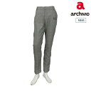 【30%OFF SALE】 アルチビオ ゴルフウェア メンズ 裏起毛柄パンツ A427007 秋冬 2024