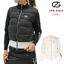 CPG GOLF シーピージーゴルフ レディース ダウン×袖ニットブルゾン セットアップ対応 1203-24240 CACE_02