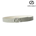 CPG GOLF シーピージーゴルフ メンズ CPG DESIGN LOGO BELT 本革 4510-24242 秋冬 2024