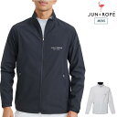 【30%OFF SALE】ジュンアンドロペ メンズ ゴルフウェア【撥水】【保温】バックプリント撥水ストレッチブルゾン EJL34000 秋冬 2024