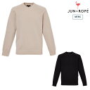 【30%OFF SALE】ジュンアンドロペ メンズ ゴルフウェア【NOIR】メタルモチーフ使い長袖クルーネックセーター EJM64500 秋冬 2024