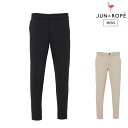 【30%OFF SALE】ジュンアンドロペ メンズ ゴルフウェア 【NOIR】【保温】【蓄熱】ウオームジョガーパンツ EJS54520 秋冬 2024