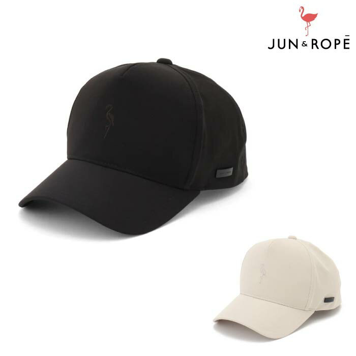 JUN&ROPE’ ジュンアンドロペ ゴルフ 帽子 メンズ【NOIR】フラミンゴ刺繍ベーシックキャップ EJU34500 秋冬 2024