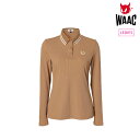 【20%OFF SALE】 WAAC ワック レディース ゴルフウェア WOMENS リブポロシャツ 072244061 CACE_02