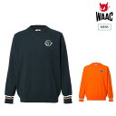 【20%OFF SALE】 WAAC ワック メンズ ゴルフウェア MENS シーズナルソフトタッチニット 072244730 秋冬 2024