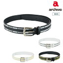 【30%OFF SALE】archivio アルチビオ メンズ ベルト ロゴプリント A360306 春夏 2024