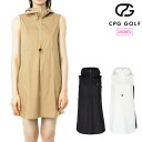 【30%OFF SALE】CPG GOLF シーピージーゴルフ ゴルフワンピース ゴルフウェア レディース WOMEN フーディーツイルワンピース 接触冷感 ス...