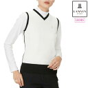 【30%OFF SALE】LANVIN SPORT ランバン スポール レディース ゴルフウェア Vネックニットベスト VLW5021A1 CACE_01