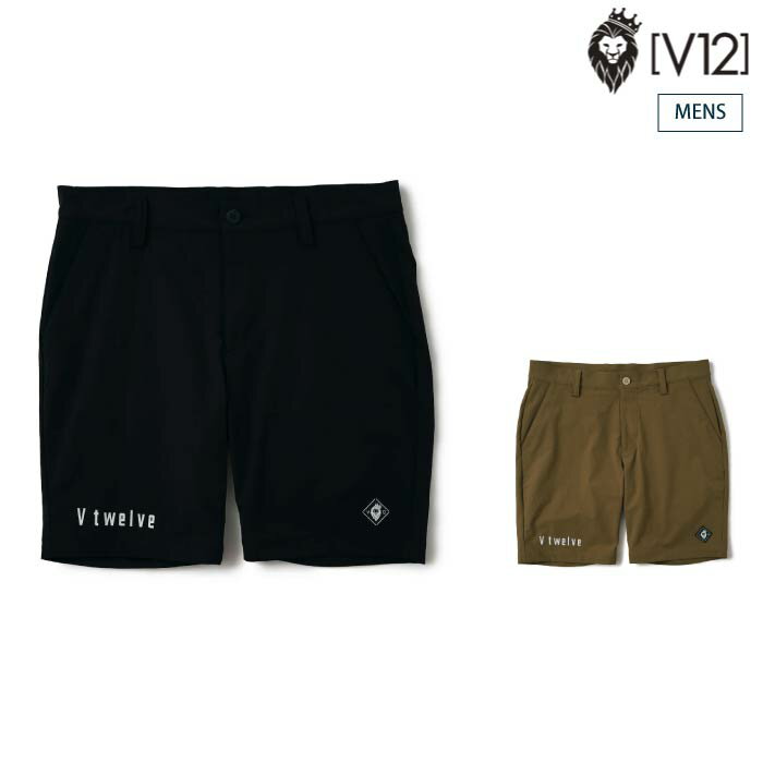 V12 ヴィトゥエルブ ゴルフウェア メンズ BYVER SHORTS ショートパンツ 4WAYストレッチ 速乾 V122410-HP02 春夏 2024