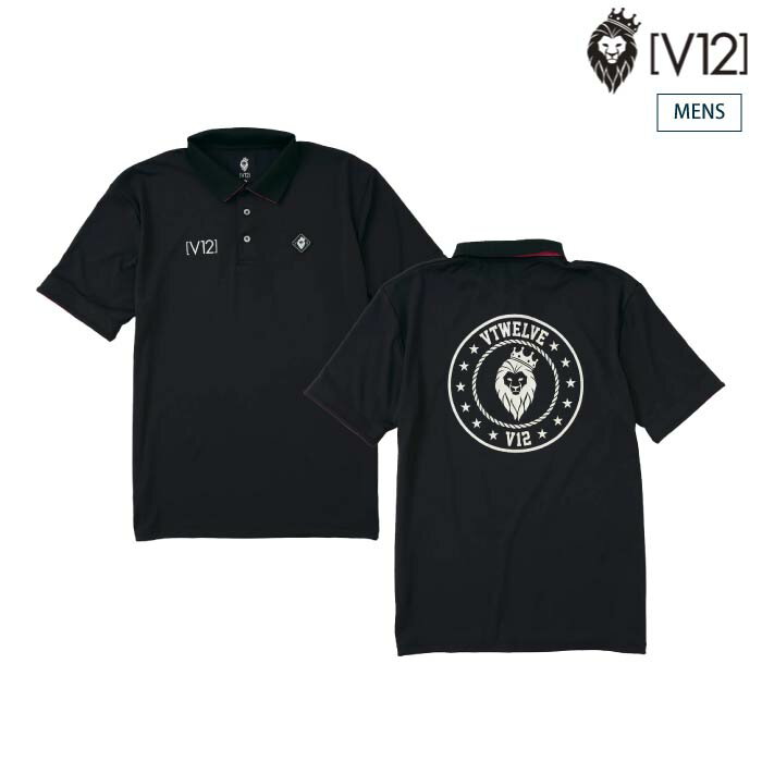 V12 ヴィトゥエルブ ゴルフウェア メンズ ポロシャツ 2 SLEEVE POLO 吸水速乾 V122410-PL03 春夏 2024