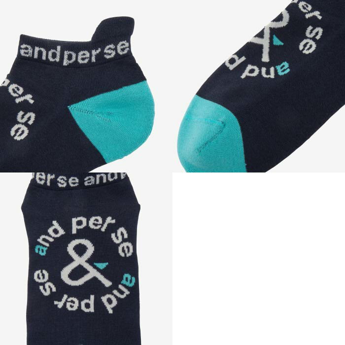 and per se アンパスィ ゴルフウェア メンズ 靴下 アンクルソックス 日本製 AMF8015 秋冬 2025【メール便可】