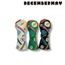 DECEMBERMAY ディセンバーメイ ゴルフ メンズ レディース Embroidery head cover for utility ユーティリティー用 ヘッドカバー 3-999-8013 秋冬 2025