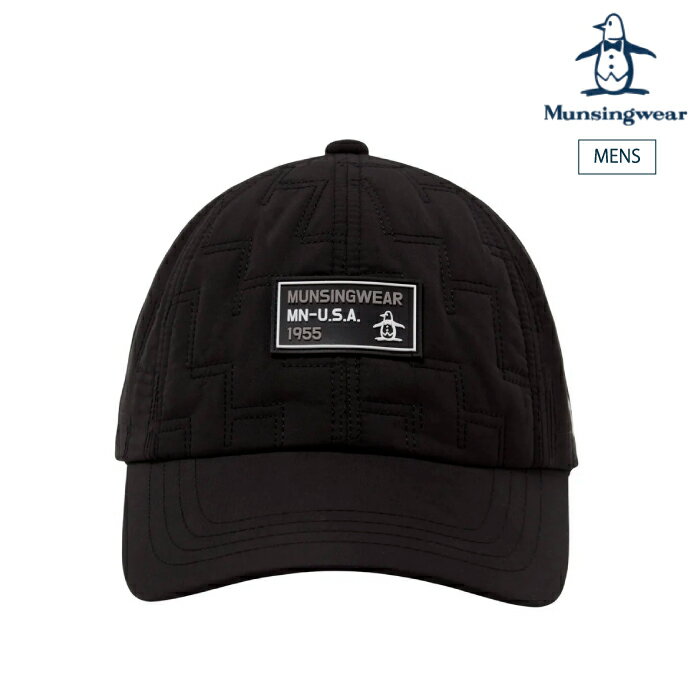 Munsingwear マンシングウェア ゴルフウェア メンズ 2WAY中わたキルトキャップ 帽子 耳当て収納タイプ mg5fcp06m 秋冬 2025