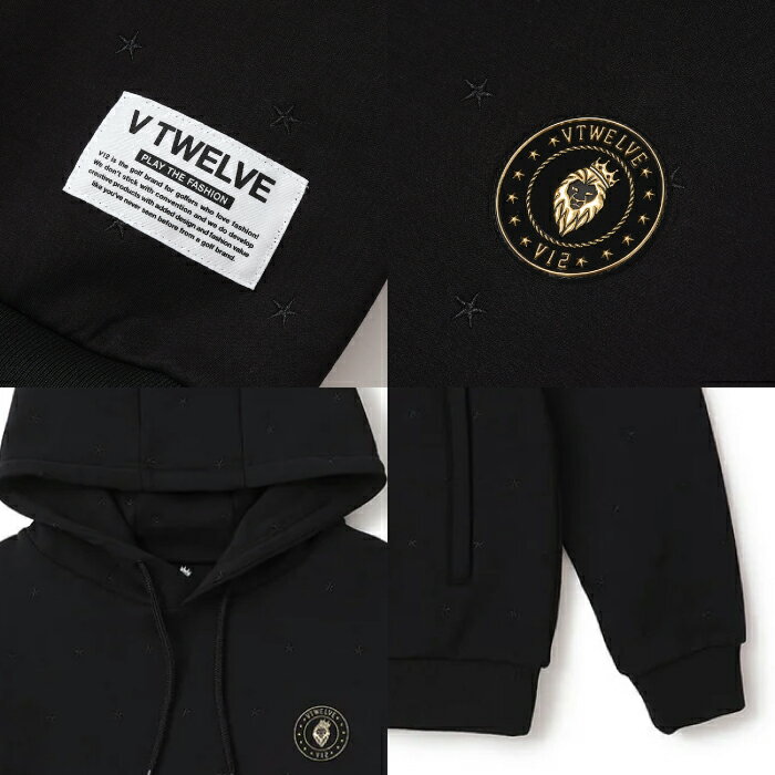 V12 ヴィトゥエルブ ゴルフウェア メンズ ALL STAR PARKA パーカー ストレッチ セットアップ対応 v122520-sw05 秋冬 2025