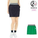 【20%OFF SALE】and per se アンパスィ ゴルフウェア レディース エンボスメッシュニットスカート セットアップ対応 AFS4045B1 春夏...
