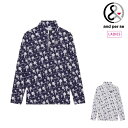 【20%OFF SALE】and per se アンパスィ ゴルフウェア レディース ソルケアプリンテッド長袖ハーフジップシャツ 吸汗速乾 UVプロテクト afs9105x9 春夏 2025