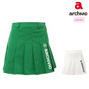 【30%OFF SALE】archivio アルチビオ ゴルフウェア レディース 撥水プリーツスカート セットアップ対応 A456215 春夏 2025