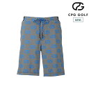 CPG GOLF シーピージーゴルフ ゴルフウェア メンズ ショートパンツ DESIGN LOGO SH.PANTS | MEN UPF機能付き セットアップ対...