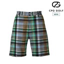 CPG GOLF シーピージーゴルフ ゴルフウェア メンズ ショートパンツ CHECK SH.PANTS | MEN ストレッチ機能付き 2205-25119 ...