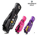 DEVEREUX GOLF デヴァローゴルフ メンズ レディース Logo Assorted Caddie Bag/ロゴアソーテッドキャディーバッグ 76357...