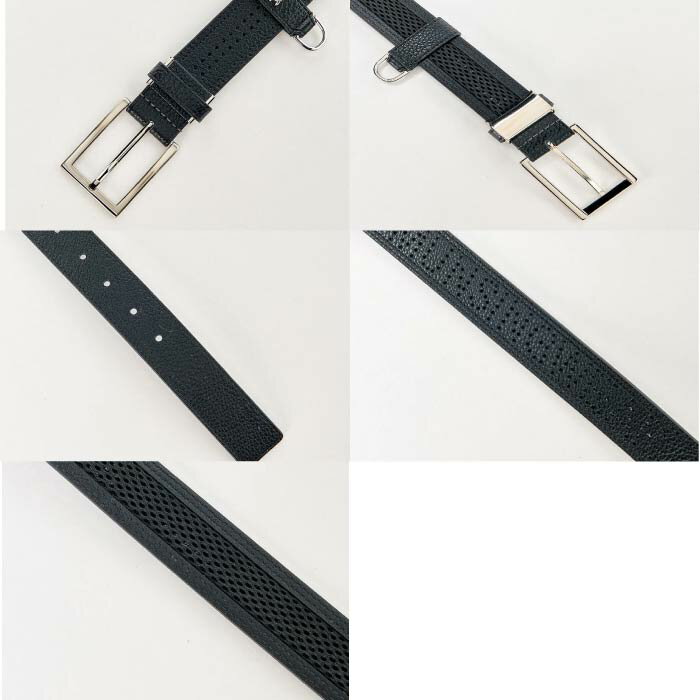 Munsingwear マンシングウェア ゴルフウェア ベルト メンズ ロゴパンチング 通気ベルト メッシュ 部分通気 ベルトカット（サイズ調整）可能 MG5SBL03M 春夏 2025