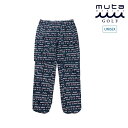 muta MARINE GOLF ムータマリンゴルフ ゴルフウェア メンズ レディース 2WAY レインパンツ (デジタルロゴ) 透湿 セットアップ対応 mms...
