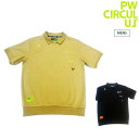 PW CIRCULUS ピーダブリュサーキュラス ゴルフウェア メンズ ワッフルポロ セットアップ対応 khpngm0435 春夏 2025