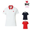 【10%OFF SALE】WAAC ワック ゴルフウェア レディース WOMEN サスティナブルピケポロシャツ 吸水速乾 UVカット機能 072252071 春...