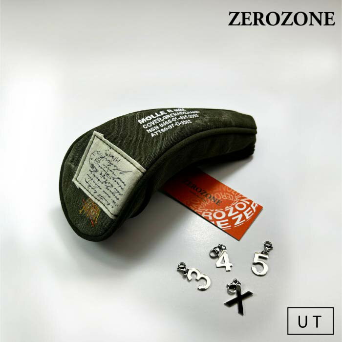 ZEROZONE ゼロゾーン メンズ レディース ユーティリティ用ヘッドカバー 一点物 ZZ24-UTHC01 春夏 2025