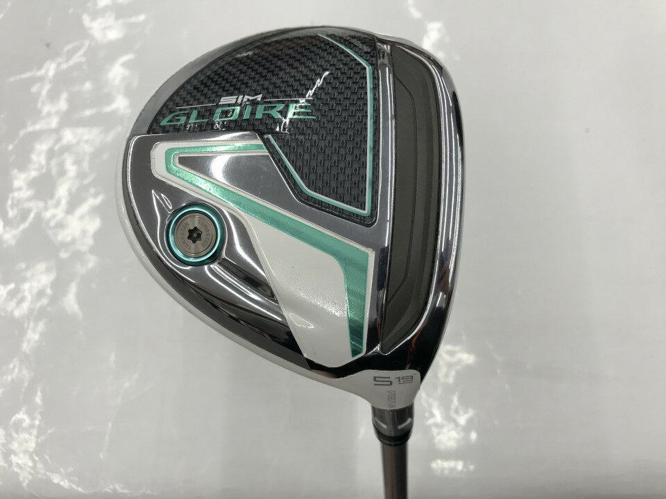 【中古】【レディースモデル】テーラーメイド SIM GLOIRE レディス フェアウェイウッド 5W 19° Lフレックス 41.5インチ AIR Speede...