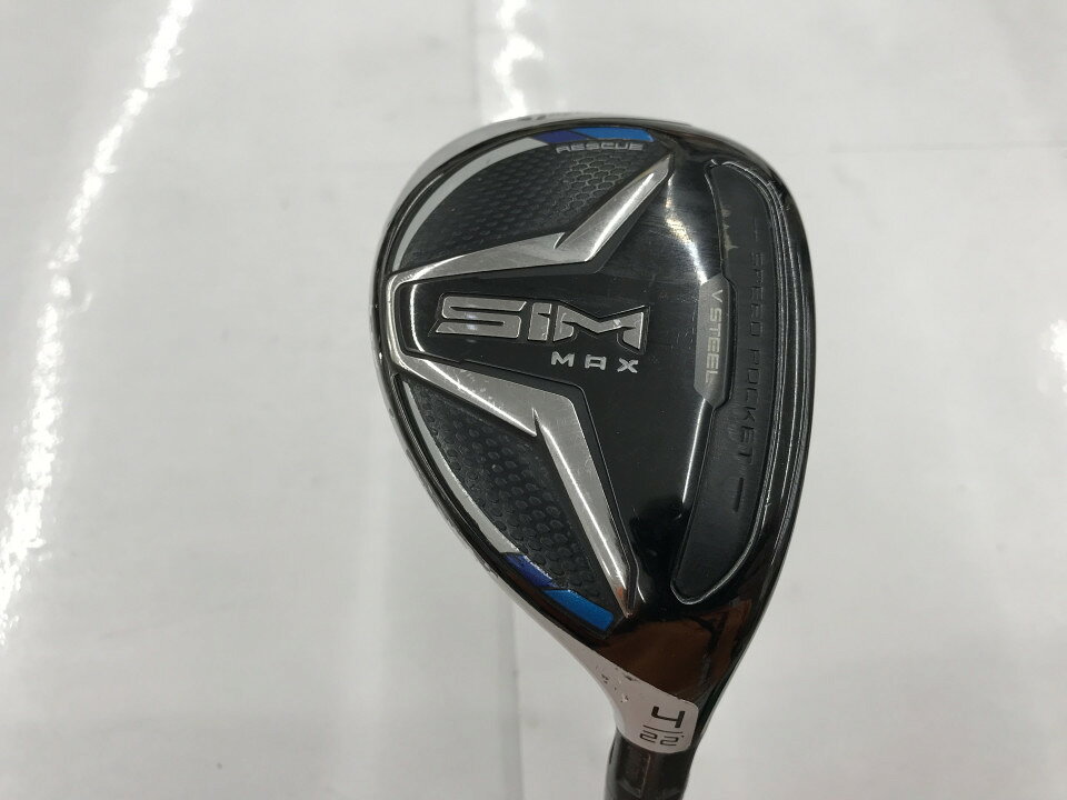 【中古】テーラーメイド SIM MAX ユーティリティ 22° Rフレックス 40.0インチ TENSEI BLUE TM60 Cランク 右利き用 Taylormade ゴルフクラブ ゴルフドゥ ゴルフ用品 GOLF DO 中古ゴルフクラブ