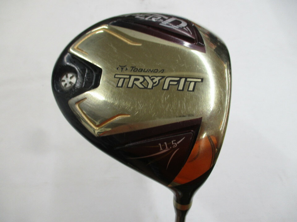 【中古】ゴルフプランナー トブンダ TRY FIT SUPER-D 2016 GOLD ドライバー 11.5° Sフレックス 45.5インチ ヘッドカバーあり FUBUKI V50 リシャフト品 Cランク 右利き用 Golf Planner ゴルフク…