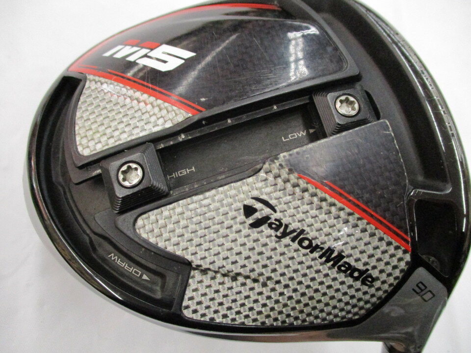 テーラーメイド M5 ドライバー 9° Sフレックス 45.75インチ ヘッドカバーあり TENSEI SILVER TM50 リシャフト品 Cランク 右利き用 Taylormade ゴルフクラブ ゴルフドゥ ゴルフ用品 GOLF DO 中古