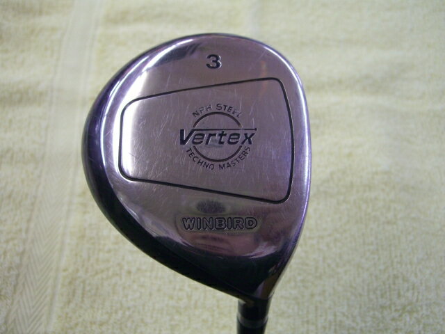 【中古】ウインバード Vertex FW フェアウェイウッド 3W Sフレックス 42.5インチ ヘッドカバーあり PX?1　6001 リシャフト品 Cランク 右利き用 ゴルフクラブ ゴルフドゥ ゴルフ用品 GOLF DO 中古