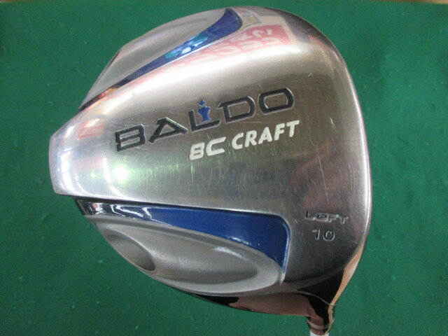 【中古】バルド 8C CRAFT ドライバー 10° Sフレックス 46.5インチ NSプロRegioフォ?ミュラ55 リシャフト品 Cランク 右利き用 BALDO ゴルフクラブ ゴルフドゥ ゴルフ用品 GOLF DO 中古ゴルフクラブ