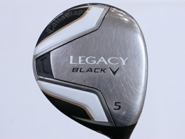 【中古】キャロウェイ LEGACY BLACK フェアウェイウッド 5W 18° Sフレックス 42.0インチ フブキAx f85 リシャフト品 Cランク 右利き用 Callaway ゴルフクラブ ゴルフドゥ ゴルフ用品 GOLF DO 中古ゴ