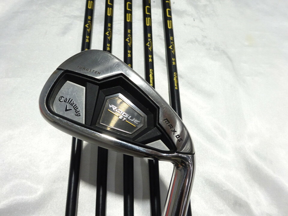 【中古】キャロウェイ ROGUE ST MAX OS アイアンセット 25.5° Rフレックス 37.5インチ VENTUS 5 for Callaway Dランク 右利き用 Callaw..