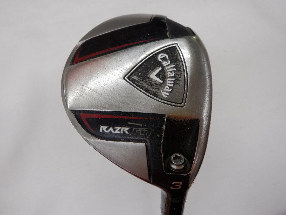 【中古】キャロウェイ RAZR FIT フェアウェイウッド 3W 15° Rフレックス 43.0インチ RAZR FIT シリーズ Dランク 右利き用 Callaway ゴルフクラブ ゴルフドゥ ゴルフ用品 GOLF DO 中古ゴルフクラブ