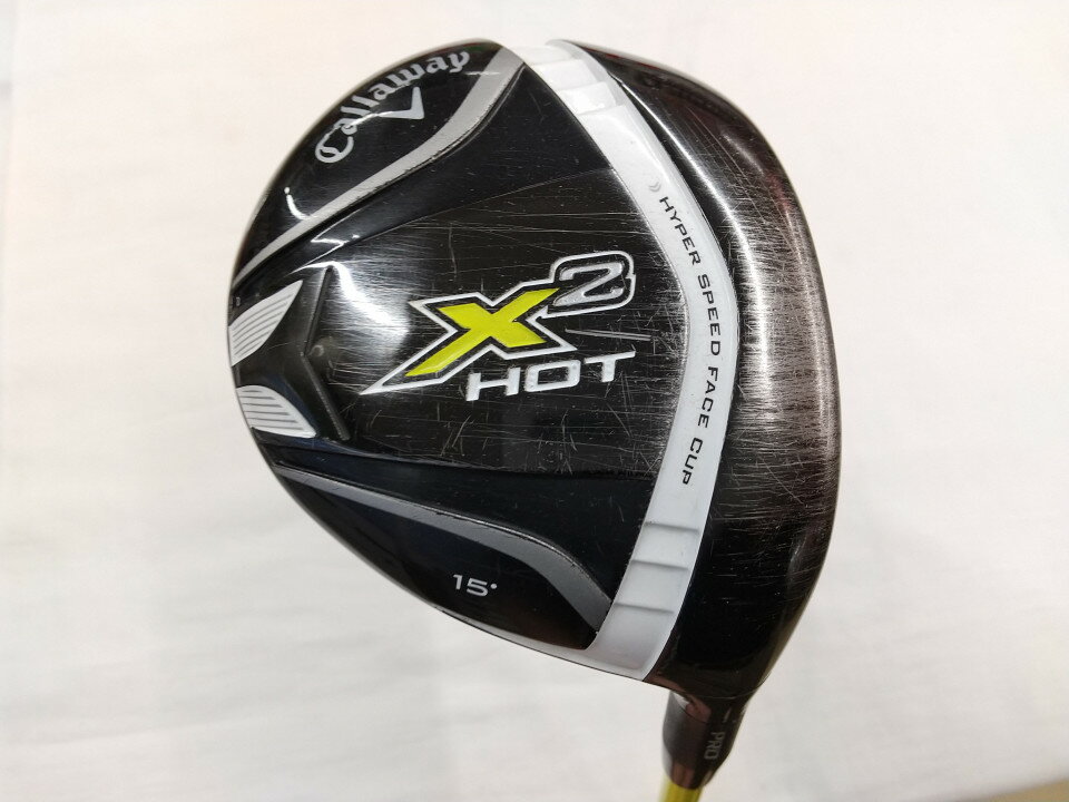 【中古】キャロウェイ X2 HOT PRO フェアウェイウッド 3W 15° Sフレックス 43.0インチ ツアーAD MT-6 Cランク 右利き用 Callaway ゴルフクラブ ゴルフドゥ ゴルフ用品 GOLF DO 中古ゴルフクラブ