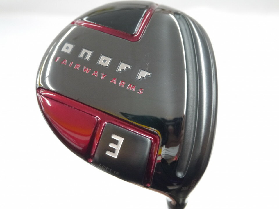 【中古】グローブライド ONOFF FAIRWAY ARMS AKA 2022 フェアウェイウッド 3W 15° Xフレックス 43.0インチ ヘッドカバーあり ATTAS MB-FW 55 リシャフト品 Cランク 右利き用 GLOBERIDE ゴルフクラブ ゴルフ