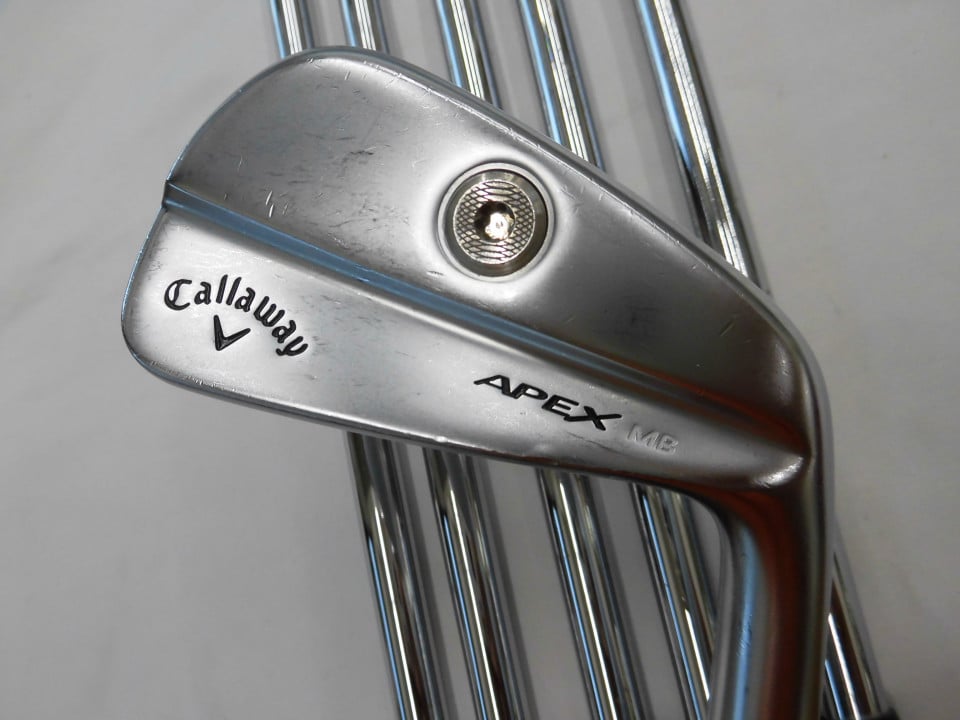 【中古】キャロウェイ APEX MB 2021 US アイアンセット S300フレックス 37.75インチ ダイナミックゴールド Cランク 右利き用 Callaway ..