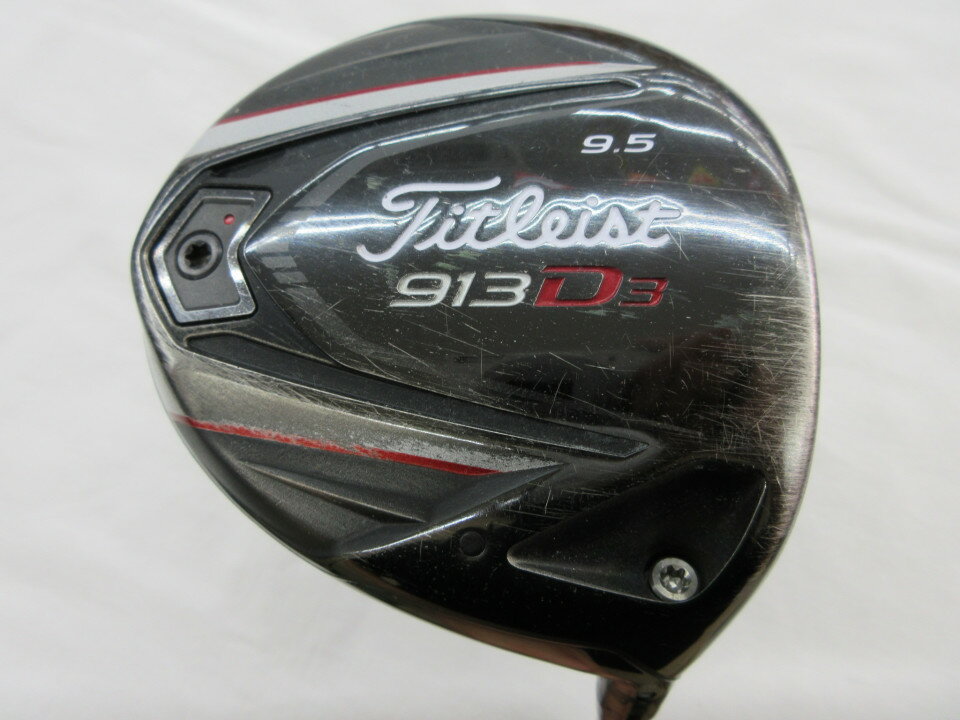 【中古】タイトリスト 913D3 ドライバー 9.5° Sフレックス 45.0インチ FUBUKI K60 リシャフト品 Dランク 右利き用 Titleist ゴルフクラブ ゴルフドゥ ゴルフ用品 GOLF DO 中古ゴルフクラブ