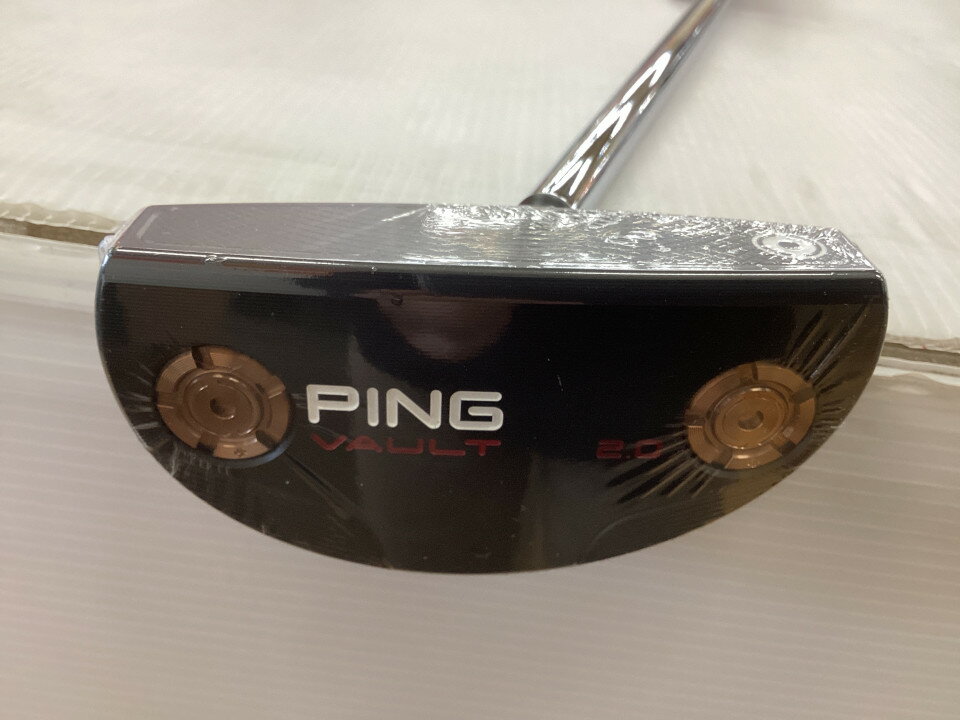 【中古】ピン VAULT 2.0 PIPER C Stealth パター 33.0インチ ヘッドカバーあり オリジナルスチール(PP58グリップ) Sランク 右利き用 PING ゴルフクラブ ゴルフドゥ ゴルフ用品 GOLF DO 中古ゴルフクラ