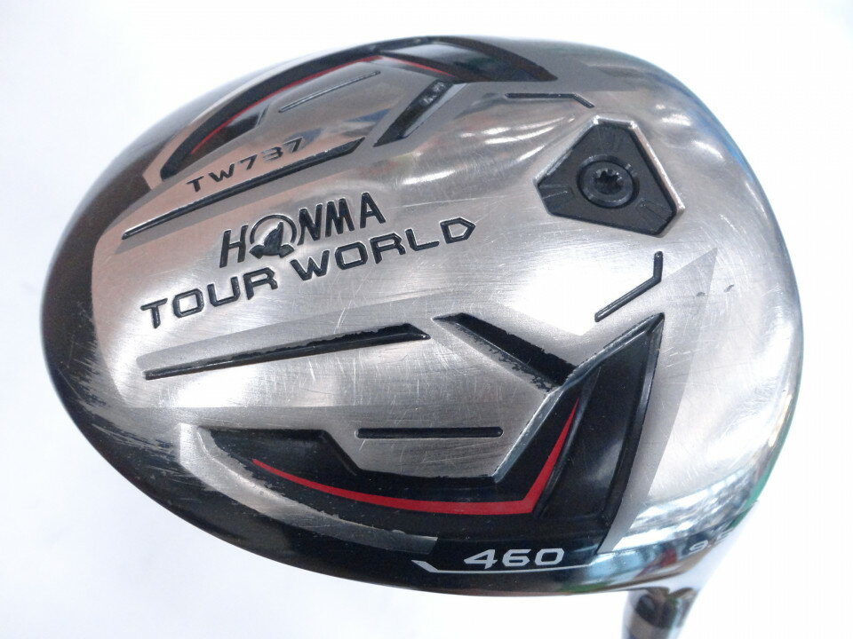 【中古】ホンマゴルフ TOUR WORLD TW737 460 ドライバー 9.5° Sフレックス 45.5インチ ヘッドカバーあり VIZARD EX-A65 Dランク 右利き..