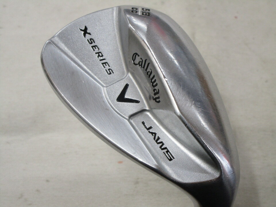 【中古】【1日限定】3月18日00:00~23:59 抽選で最大100%ポイントバック！ キャロウェイ X SERIES JAWS Tour Wide Sole ブラッシュクロムCC ウェッジ 58° Sフレックス 35.125インチ NSプロ950GH Cランク 右利のサムネイル