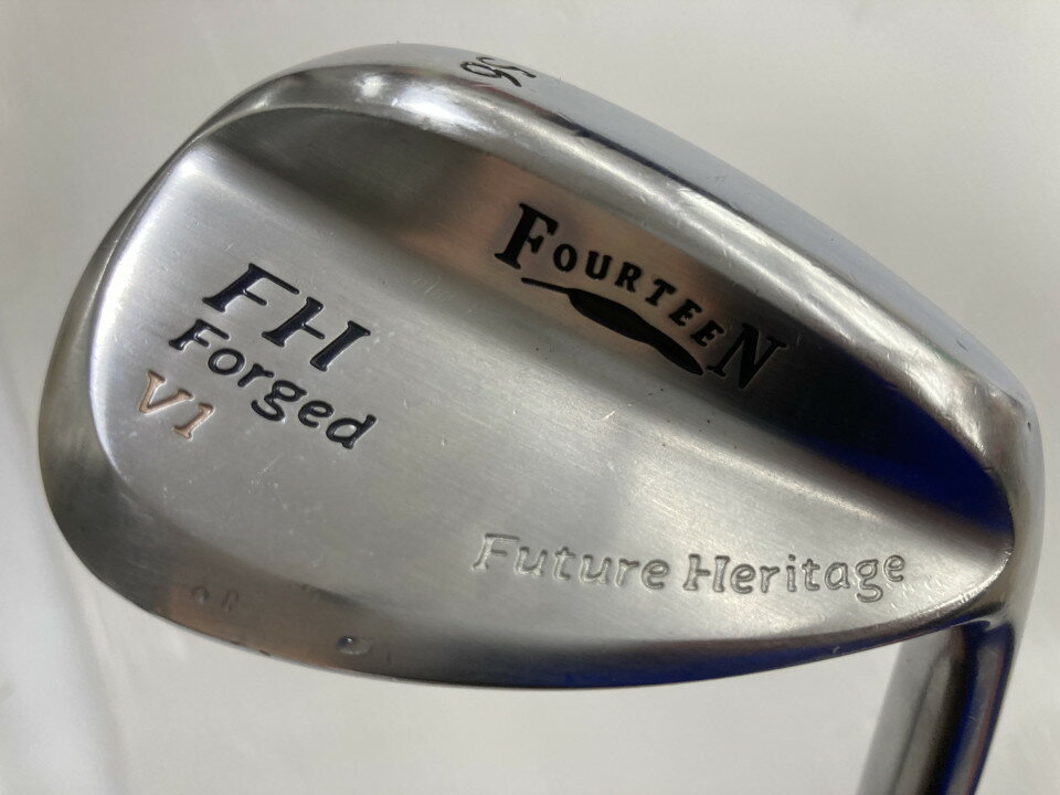 【中古】フォーティーン FH Forged V1 ニッケルクロム ウェッジ 56° 35.25インチ TS-114w Dランク 右利き用 FOURTEEN ゴルフクラブ ゴルフドゥ ゴルフ用品 GOLF DO 中古ゴルフクラブ