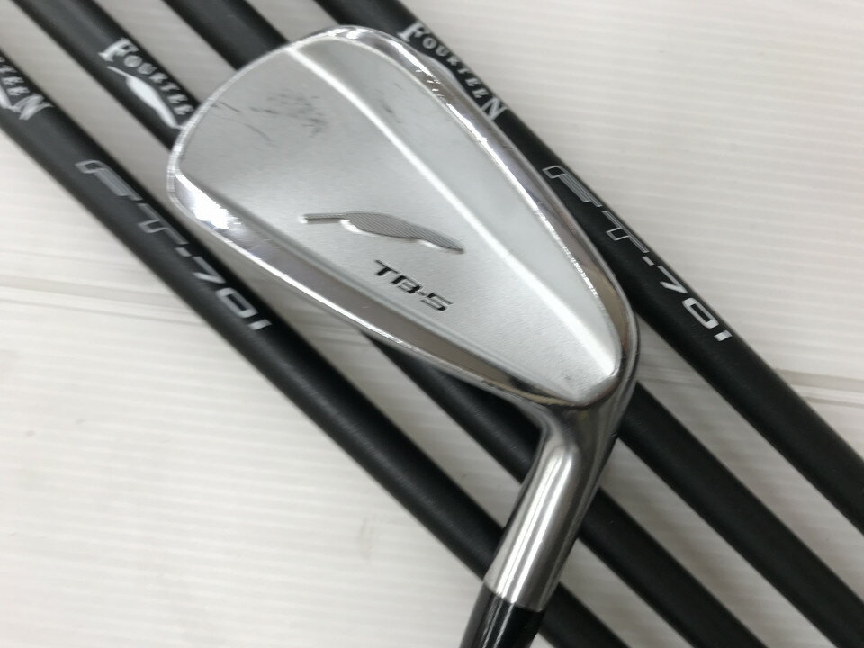 【中古】フォーティーン TB-5 FORGED アイアンセット 37.75インチ FT-70i Cランク 右利き用 FOURTEEN ゴルフクラブ ゴルフドゥ ゴルフ..