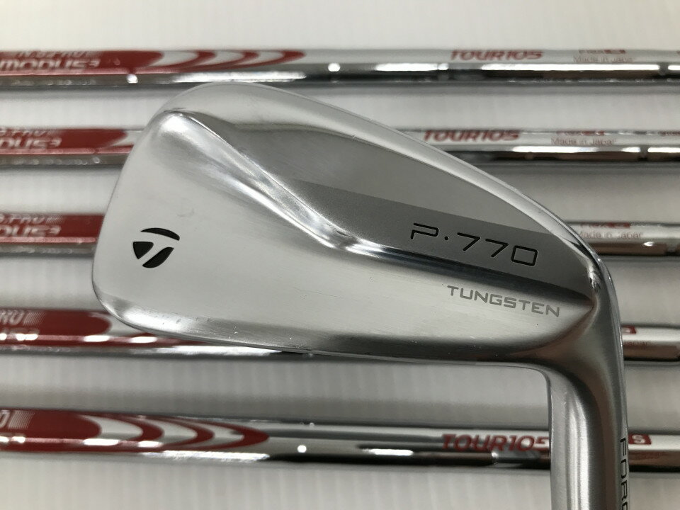 【中古】テーラーメイド P・770 2020 アイアンセット Sフレックス 38.0インチ NSプロ MODUS 3 TOUR 105 Cランク 右利き用 Taylormade ..